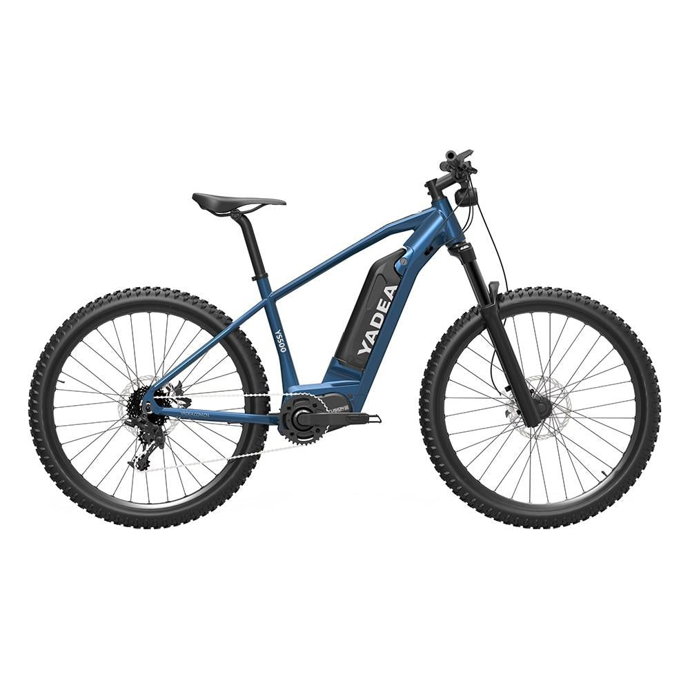 Bicicleta eléctrica para adultos con almacén en la UE, motor central Yadea YS500 de 9 velocidades, 350W, 36V, 25 km/h y 100 km de autonomía