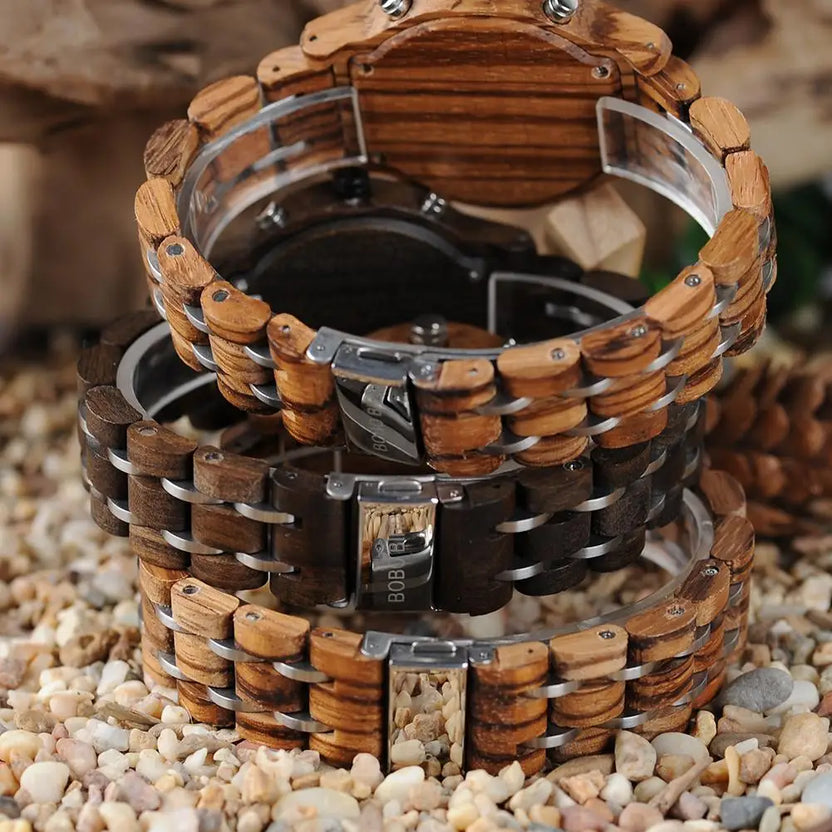 Zegarek damski BOBO BIRD, zegarek drewniano-metalowy z chronografem, możliwość personalizacji logo, prezent świąteczny w pudełku, dropshipping
