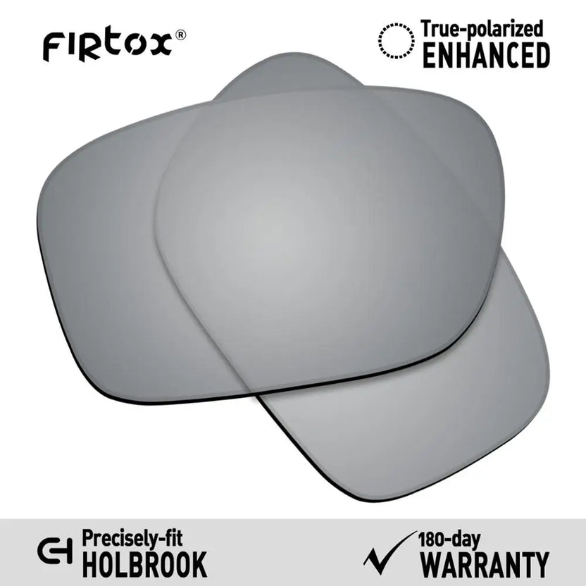 Firtox True UV400 polariserade ersättningslinser för Oakley Holbrook OO9102-solglasögon (endast kompatibla linser) - flera färger