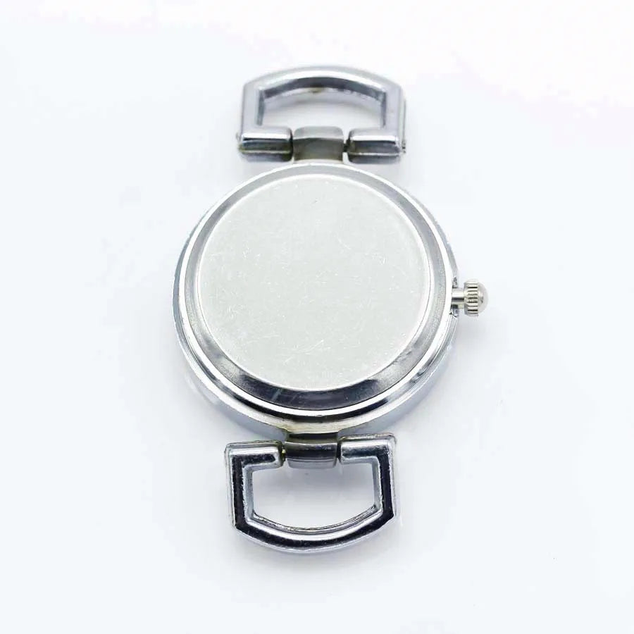 Cabezal de reloj plateado con personalidad DIY Shsby, números romanos, esfera circular, núcleo de reloj, accesorios para correas de reloj, venta al por mayor