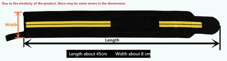 L.TANG Weightlifting Wrist Support Straps for Fitness Gym Training