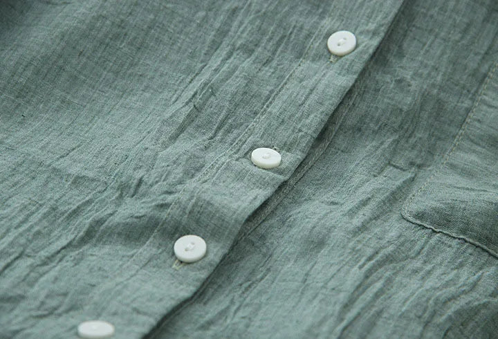 Thin Cotton Linen Sunscreen Shirt Women Elegant Vintage Long Sleeve Blouse Women Streetwear Casual Blusas Beach Tops