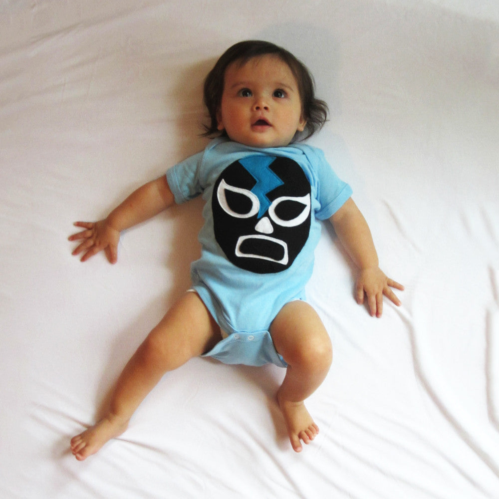 Pañalero para bebé - Luchador negro
