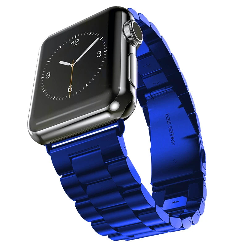 Stainless Steel Strap for Apple Watch S10/11 42MM 46MM Metal Bracelet Band for iWatch 5 6 SE 7 8 9 41MM 45 44mm 40 49MM Ultra