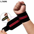 L.TANG Weightlifting Wrist Support Straps for Fitness Gym Training