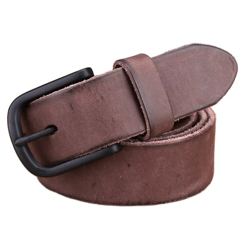 Vintage Belts for Mens Luxury 100% Real High Quality Full Grain Genuine Leather 2020 Jeans Cowboy Casual 3.8 Cm Gray 125cm 130