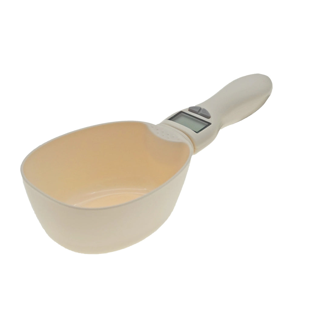 Cuchara báscula electrónica para comida de mascotas, herramienta de medición para alimentación de perros y gatos, cuchara medidora, báscula de cocina con pantalla digital, 250 ml