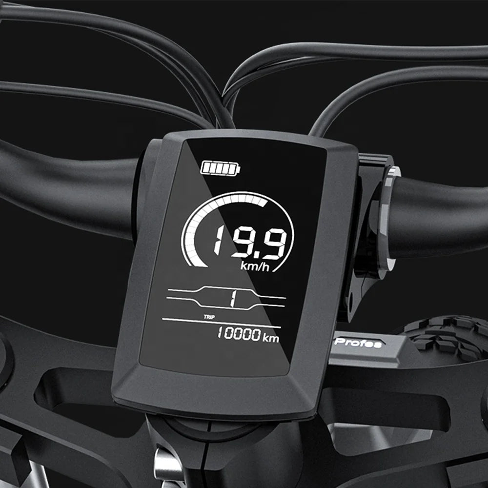Bicicleta eléctrica COSWHEEL T26 de 1500W, bicicleta eléctrica china, bicicleta eléctrica de montaña, urbana y de cross con neumáticos anchos de 26 pulgadas