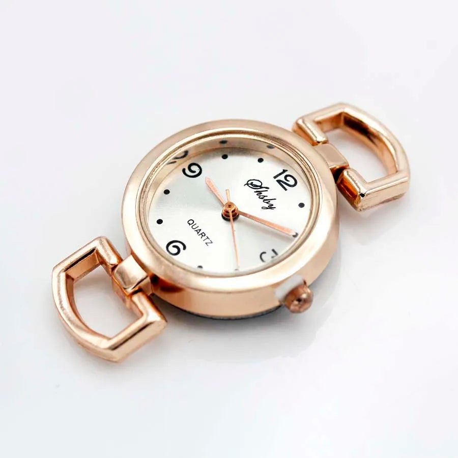 Esfera de reloj de oro rosa con números romanos para manualidades, accesorio para reloj, venta al por mayor