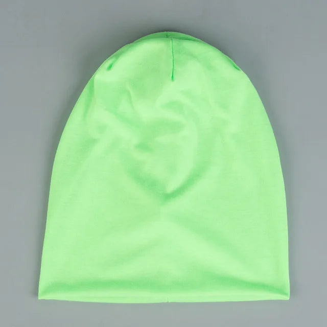 Spring Women Men Unisex Solid Color Slouchy Beanie for Women Fashion Man Caps Turban Skullies Beanies Female Hats Elastic