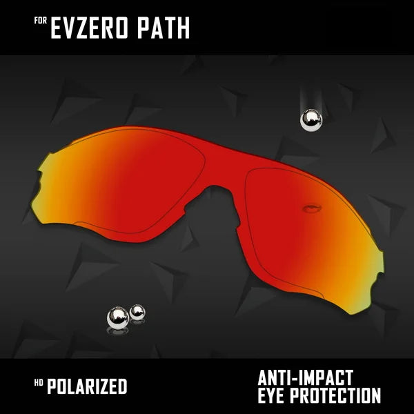 OOWLIT Polariserade utbyteslinser för Oakley EVZero Path OO9308 solglasögon - Flerfärgade