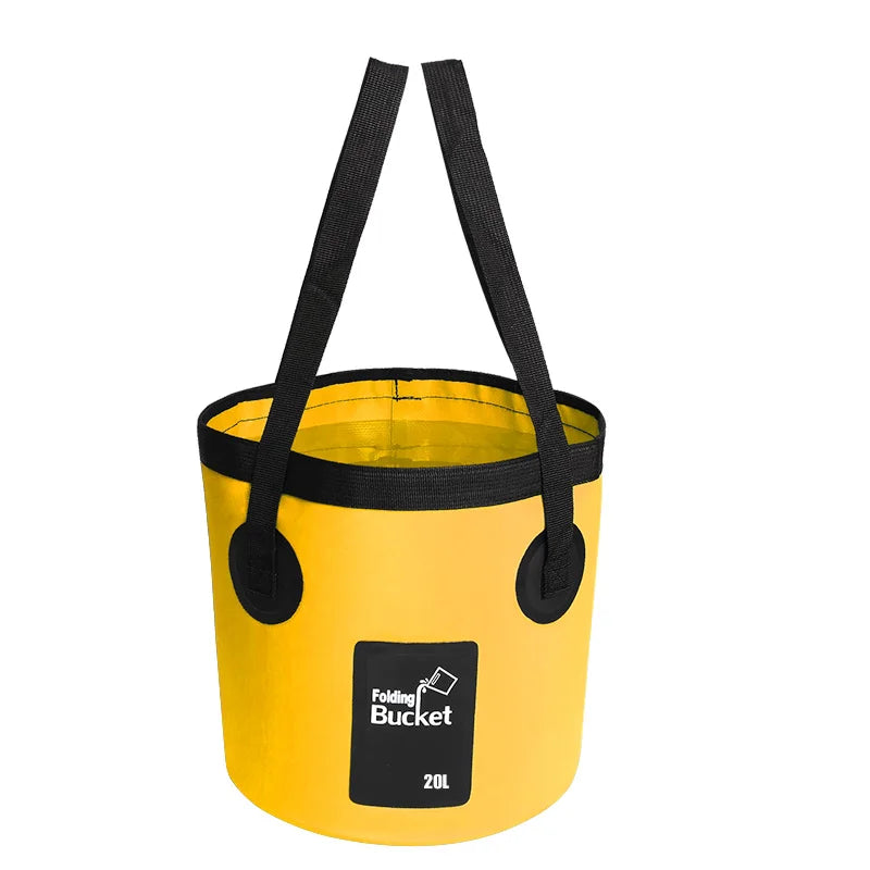 12L 20L Folding Foldable Collapsible Sink Washbasin Bucket Wash Basin Camping Water Pot Bag Container Car Fishing Hiking