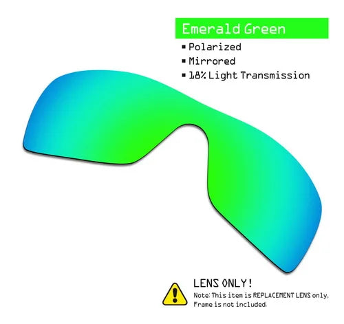 SmartVLT Polarisierte Ersatzgläser für Oakley Batwolf Sonnenbrillen - Mehrere Optionen