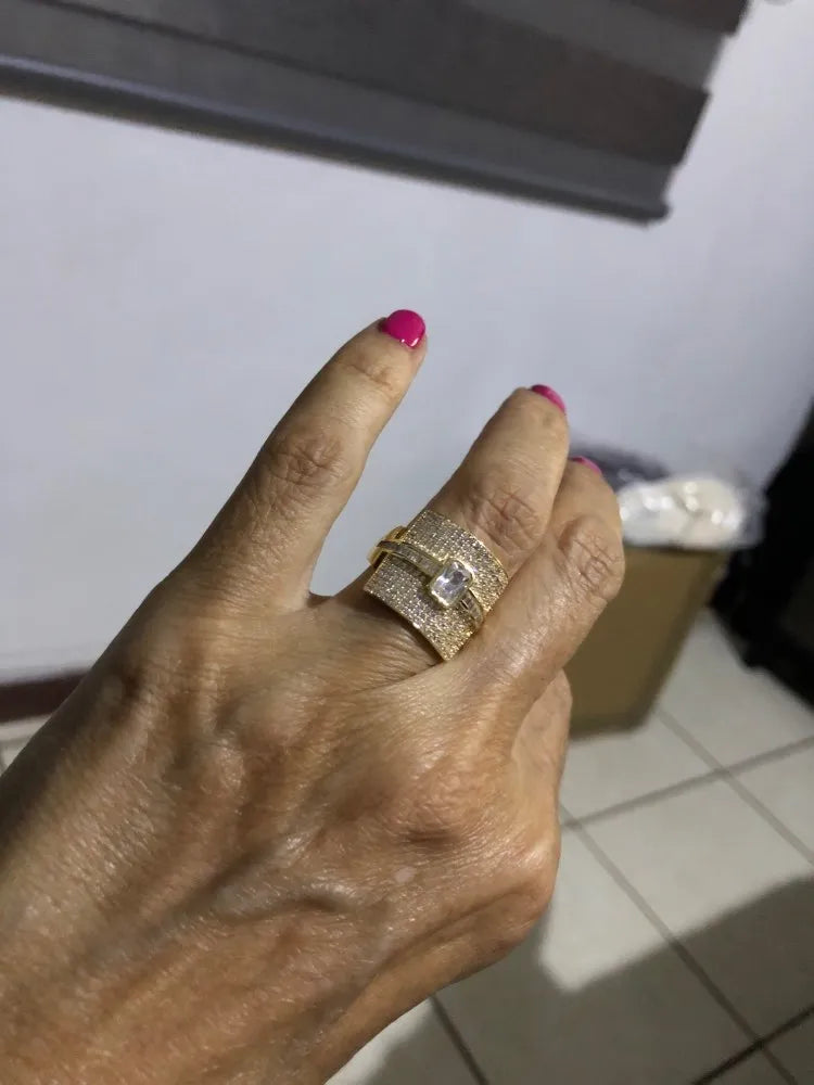 GODKI Monaco Design Luxury Statement Stackable Ring for Women Wedding Cubic Zircon Engagement Dubai Punk Bridal Top Finger Rings