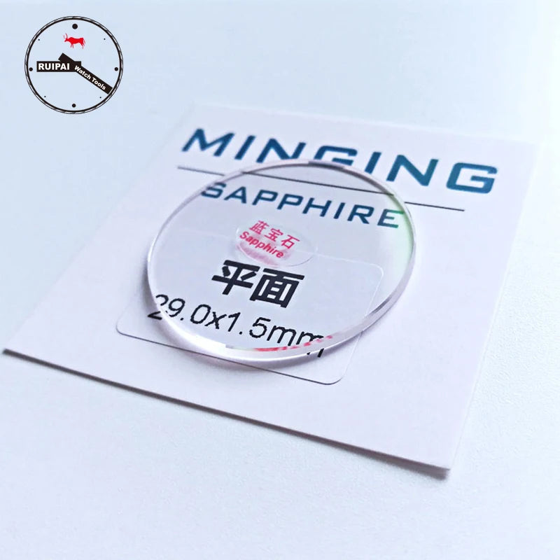 SF-150 1.5mm Sapphire Cyrstal Watch Glass 35mm 35.5mm 36mm 36.5mm 37mm 37.5mm Sapphire Watch Glass for Lady Watch