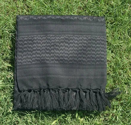100%Cotton Thicker Arab Scarves Men Winter Keffiyeh Windproof Scarf Muslim Hijab Shemagh Tactical Desert Square Wargame
