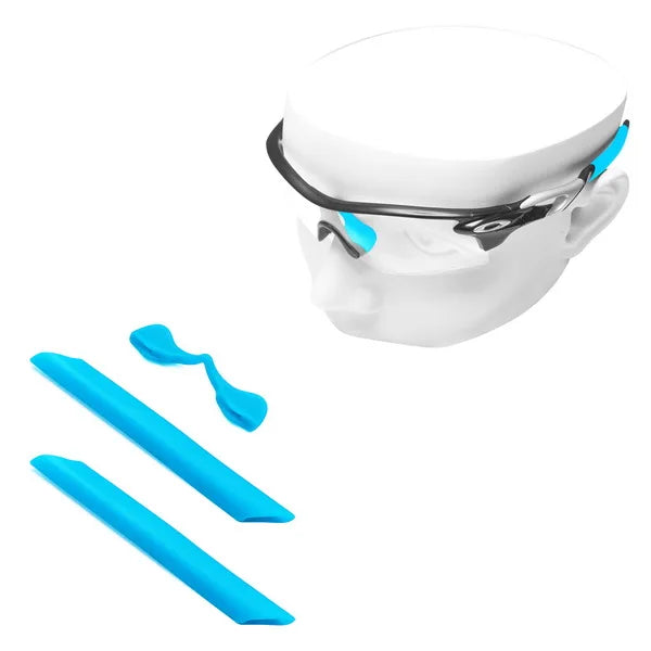 OOWLIT Gummisatser Näskuddar & Öronstrumpor För-Oakley RadarLock Path OO9181 Solglasögon