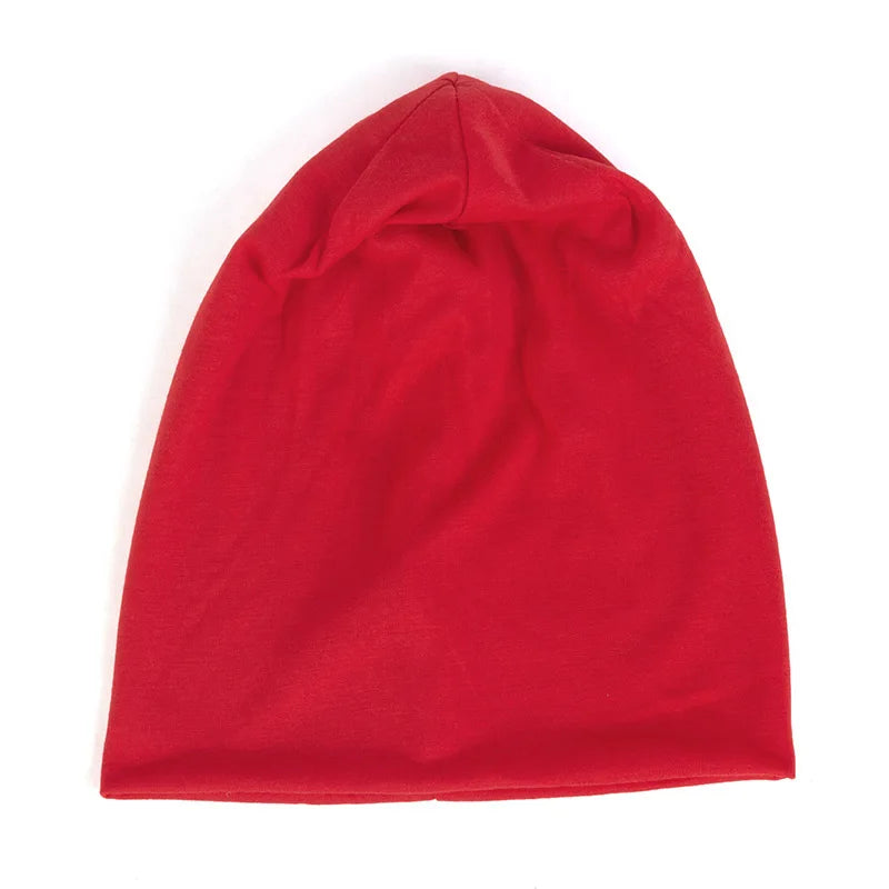 Spring Women Men Unisex Solid Color Slouchy Beanie for Women Fashion Man Caps Turban Skullies Beanies Female Hats Elastic