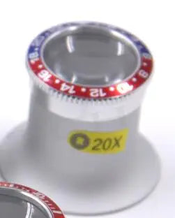 Lupa de calidad premium 3x/5x/10x/20x para coleccionistas de relojes, series RLX SubMariner y GMT