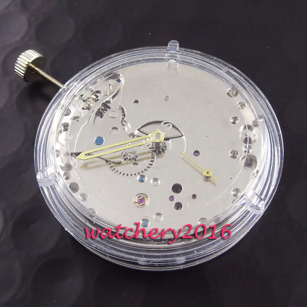 Movimiento de reloj mecánico de cuerda manual, 17 rubíes, ST 3600 6497, piezas de reloj