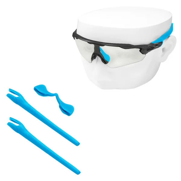 OOWLIT Gummisats näskuddar & öronstrumpor för Oakley Radar EV Path OO9208 solglasögon