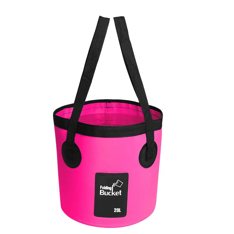 12L 20L Folding Foldable Collapsible Sink Washbasin Bucket Wash Basin Camping Water Pot Bag Container Car Fishing Hiking
