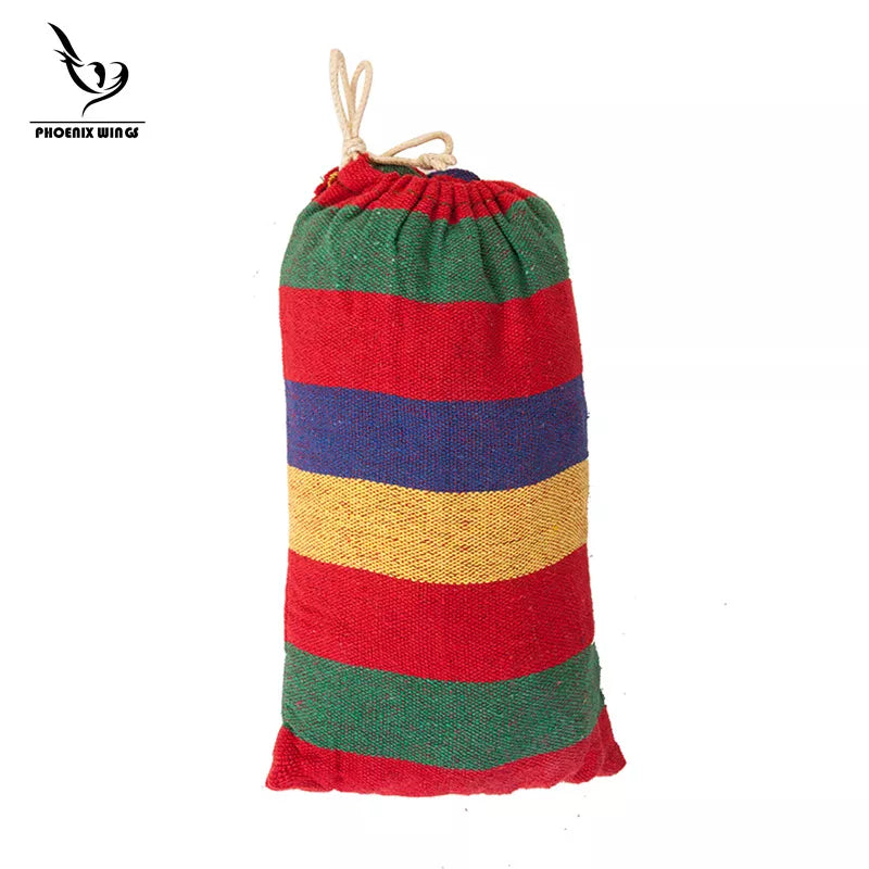 High Quality Strong Canvas Camping and Camping Supplies Single Canvas Hammock 200*80cm Free Shipping