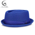 England Jazz Hat Breathable Mesh Flat Hat  Visor Straw Hat Beach Hat Retro Cap Foldable Cap Sun Hat Casual Panama Hat