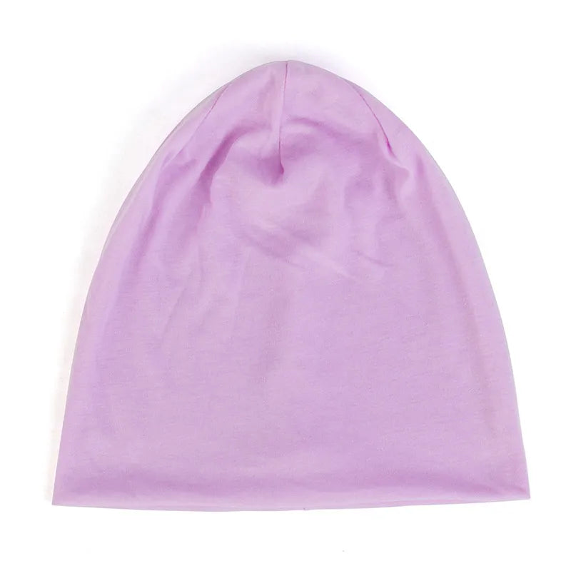Spring Women Men Unisex Solid Color Slouchy Beanie for Women Fashion Man Caps Turban Skullies Beanies Female Hats Elastic