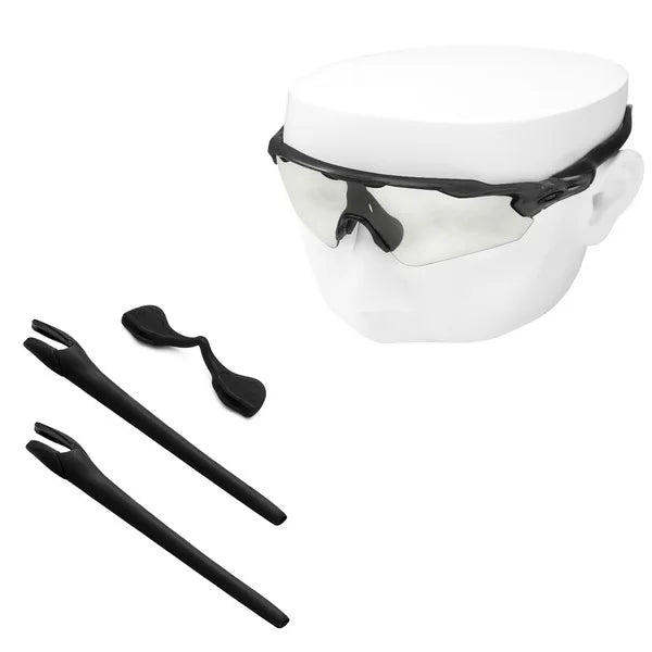 OOWLIT Rubber Kits Nose Pads & Earsocks For-Oakley Radar EV Path OO9208 Sunglasses