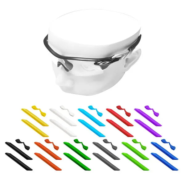 OOWLIT Gummisatser Näskuddar & Öronstrumpor För-Oakley RadarLock Path OO9181 Solglasögon