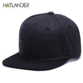 HATLANDER High Quality Wool Snapback Caps Plain Camouflage Baseball Cap and Hat Men Women Winter Hat Flat Brim Blank Hip Hop Cap