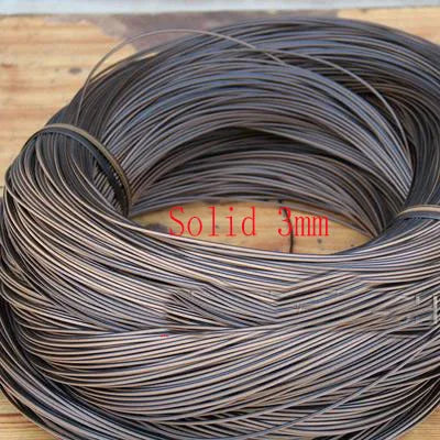 Round Furniture Pe Rattan Plastic Imitation Synthetic Rattan Weaving Raw Material for Outdoor Table Chair Basket Component