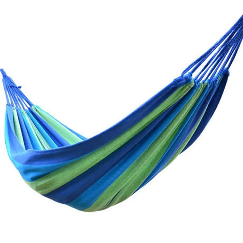High Quality Strong Canvas Camping and Camping Supplies Single Canvas Hammock 200*80cm Free Shipping