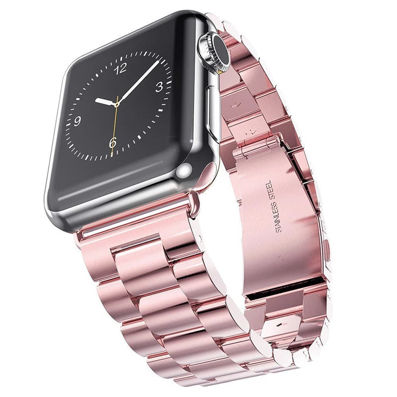 Stainless Steel Strap for Apple Watch S10/11 42MM 46MM Metal Bracelet Band for iWatch 5 6 SE 7 8 9 41MM 45 44mm 40 49MM Ultra
