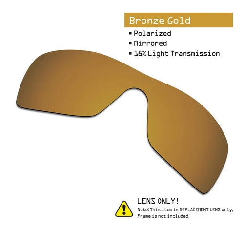 SmartVLT Polarisierte Ersatzgläser für Oakley Batwolf Sonnenbrillen - Mehrere Optionen