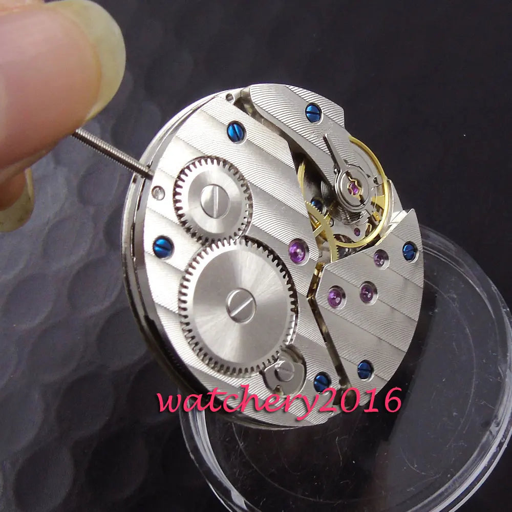 Movimiento de reloj mecánico de cuerda manual, 17 rubíes, ST 3600 6497, piezas de reloj
