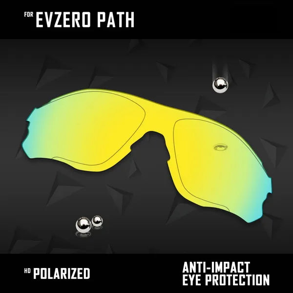 OOWLIT Polariserade utbyteslinser för Oakley EVZero Path OO9308 solglasögon - Flerfärgade