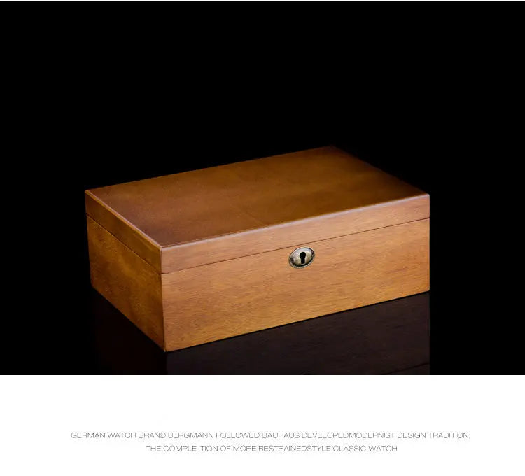 10 Slots Wood Watch Case Storage Box Luxury Solid Wood Watch Box Organizer Watch Display Watch Holder for Men Gift Boxes