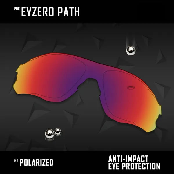 OOWLIT Polarisierte Ersatzgläser für Oakley EVZero Path OO9308 Sonnenbrillen - Mehrfarbig