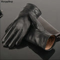 2024 Leather Gloves,Genuine Leather,Black,brown Color,leather Gloves Men ,Leather Winter Gloves Warm,brand Mittens