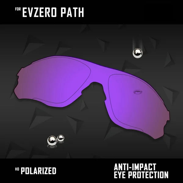 OOWLIT Polariserade utbyteslinser för Oakley EVZero Path OO9308 solglasögon - Flerfärgade