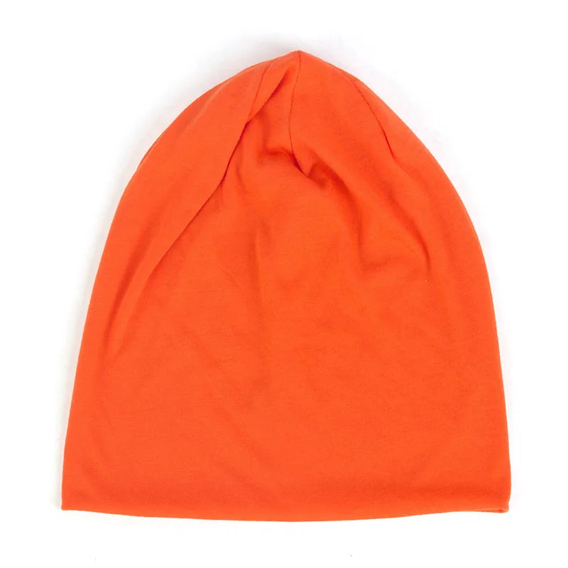 Spring Women Men Unisex Solid Color Slouchy Beanie for Women Fashion Man Caps Turban Skullies Beanies Female Hats Elastic
