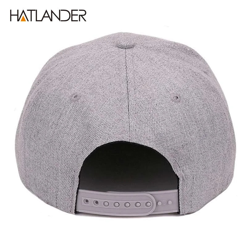 Maple Solid Cotton Snapback Caps Women's Flat Brim Hip Hop Cap Outdoor Baseball Cap Bone Gorras Mens Caps and Hats