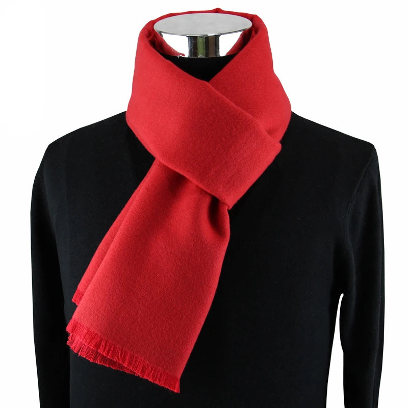 Newest Fashion Design Casual Scarves Winter Men's Cashmere Scarf Luxury Brand Warm Neckerchief Modal Scarves Men