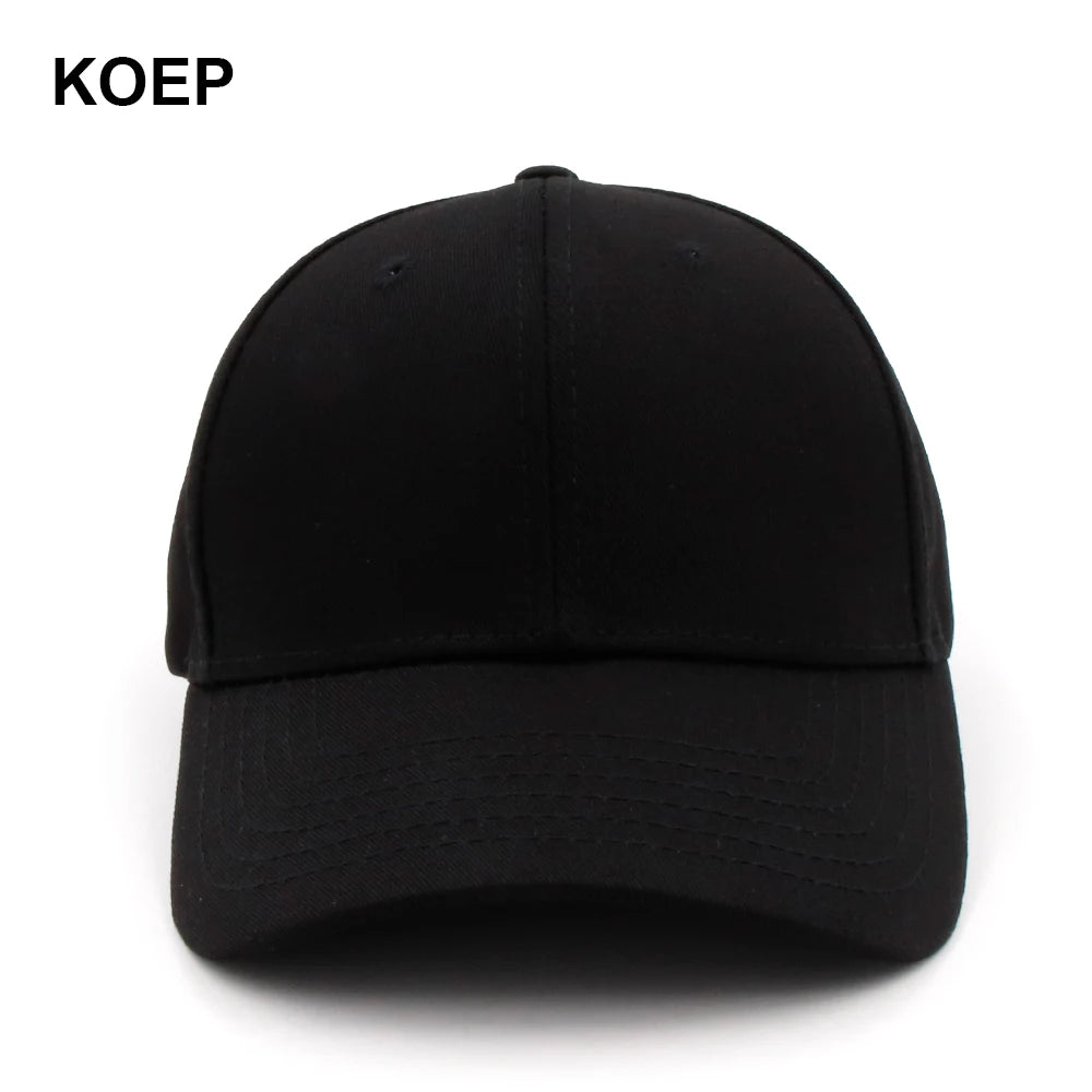 KOEP SOA Black Hats Sons of Anarchy for Reaper Crew Fitted Baseball Cap Women Letters Embroidered Hip Hop Hat for Men
