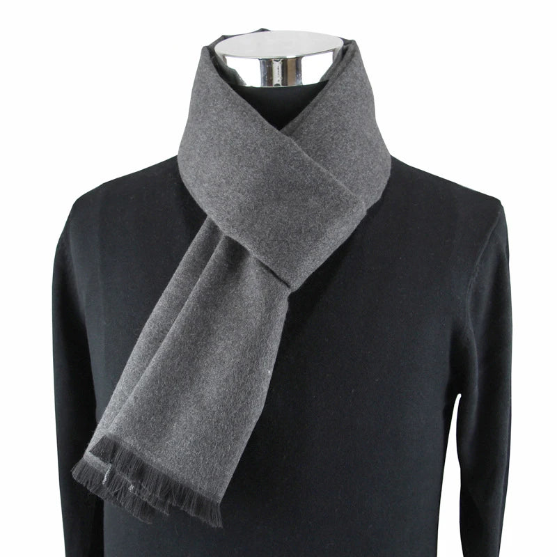 Newest Fashion Design Casual Scarves Winter Men's Cashmere Scarf Luxury Brand Warm Neckerchief Modal Scarves Men