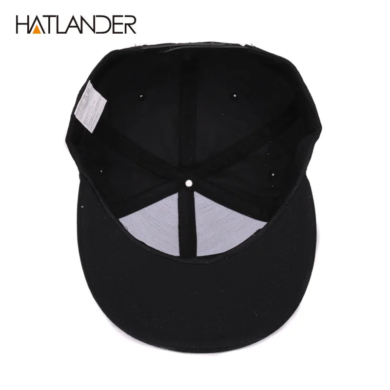 Embroidery Skull Baseball Caps Hats Hip Hop Snapbacks Flat Brim Bones Gorra Sports Snapback Caps for Men Women Unisex