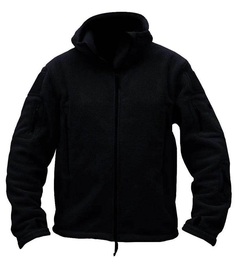 Chaqueta térmica de invierno con capucha TACVASEN para hombre, con bolsillos con cremallera, ideal para camping, trabajo, otoño, senderismo y actividades al aire libre.