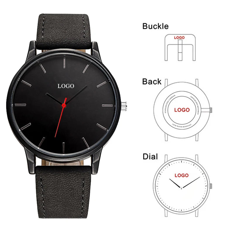 BSL996 Custom Women Watches Japan Quartz Movement Men Watch Brand Logo Print Your Design Picture Unique Gift Relojes